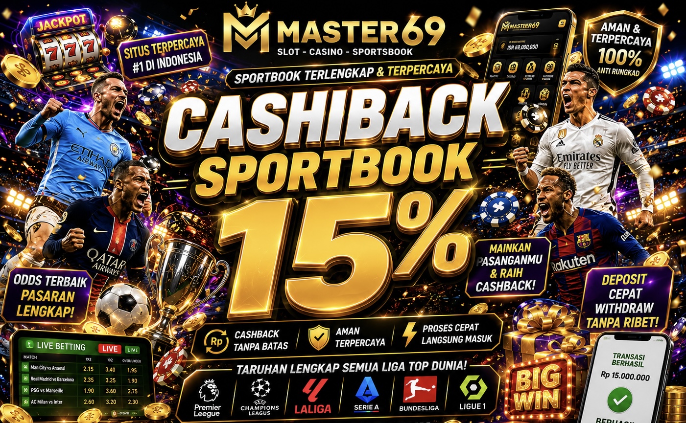CASHBACK SPORTBOOK 15%