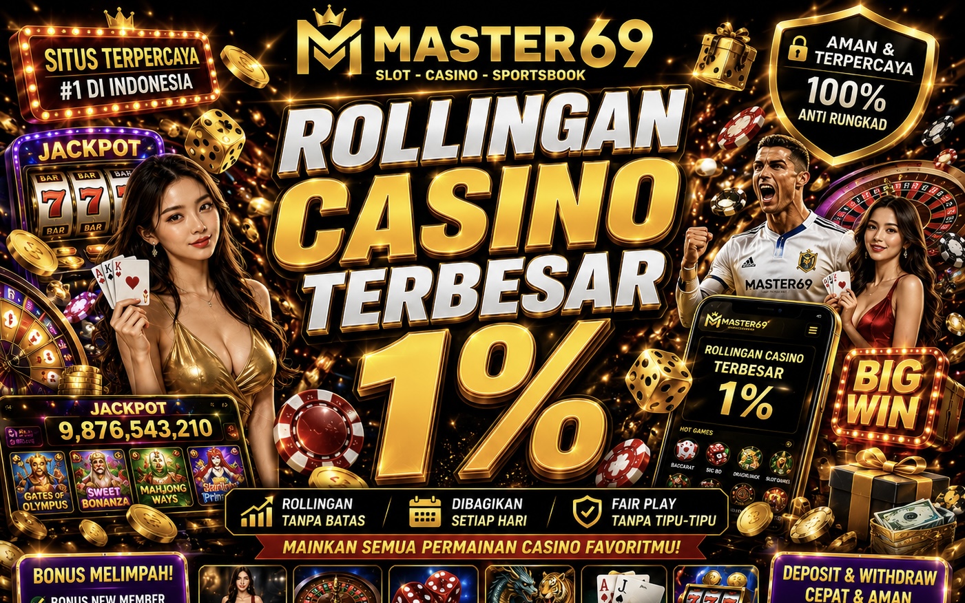 ROLLINGAN CASINO TERBESAR 1%